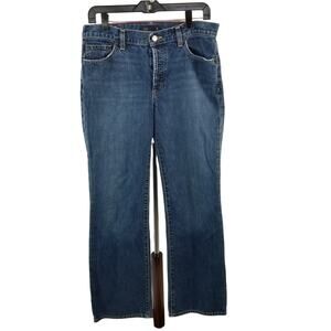 J. CREW Blue Denim Jeans Vintage USA Button Fly Bootcut Size 6